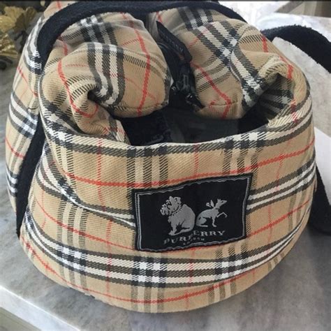 fake burberry dog carrier|burberry pet accessories.